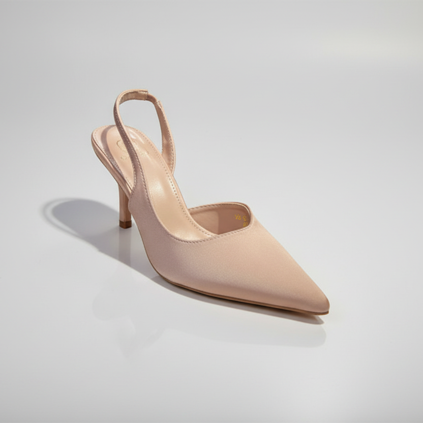Escarpin Slingback à Bout Pointu - Noir - taille 39 - vue 4