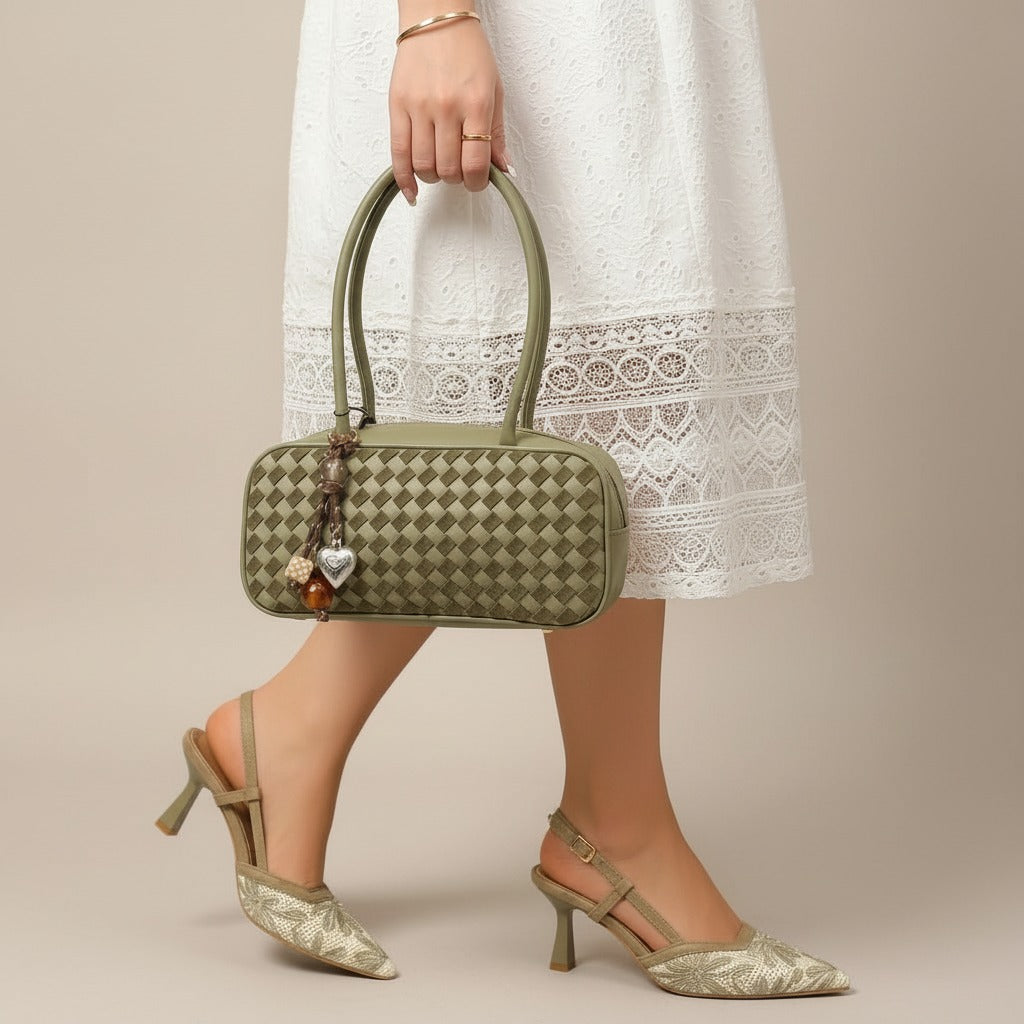 L'Élégance Signature : Duo Sac à Main et Escarpins - Noir - taille 36 - vue 1