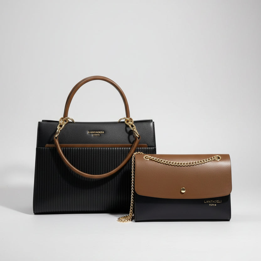 Duo Bag Set – Tote - Bleu - vue 2