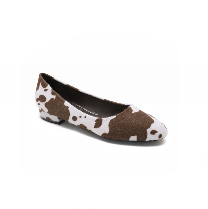 Ballerines à petit talon, bout rond, style épuré - Noir - taille 40 - vue 5