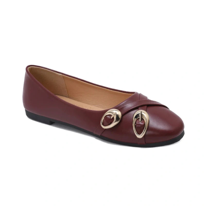 Ballerines avec décoration - Kaki - taille 36 - vue 7