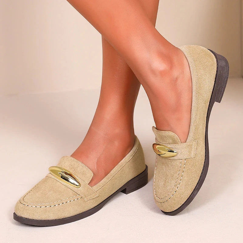 Mocassins avec accessoires doré - Noir - taille 41 - vue 6