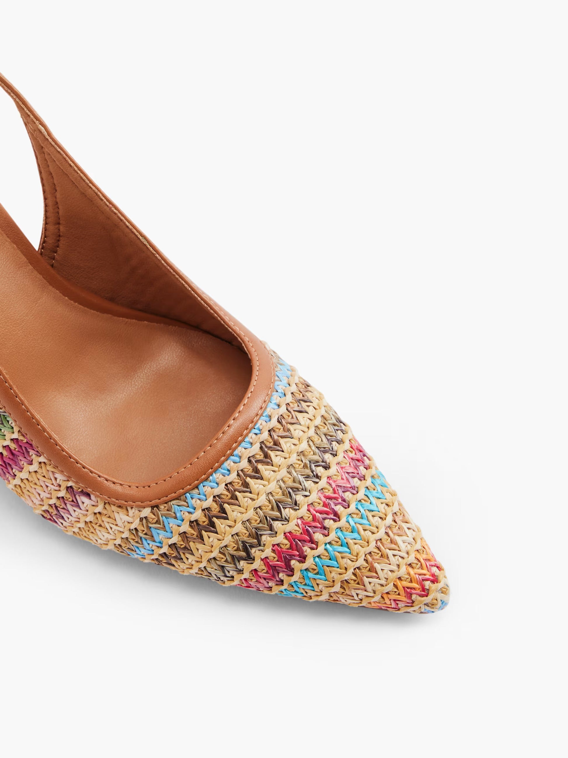 Escarpins Slingback à Texture Tressée - Noir - taille 41 - vue 6