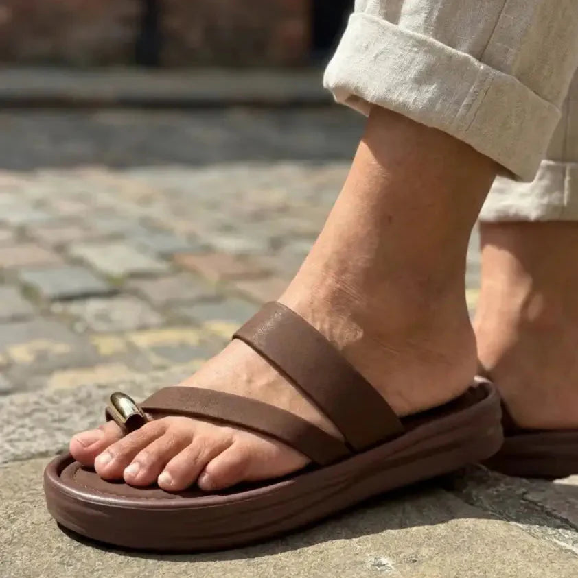 Sandales "Élégance Nomade" - Noir - taille 39 - vue 4