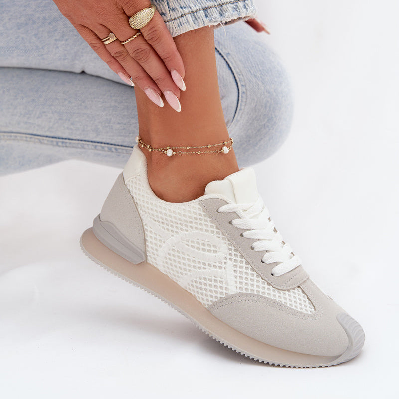 Basket en simili cuir - Brown - taille 36 - vue 13