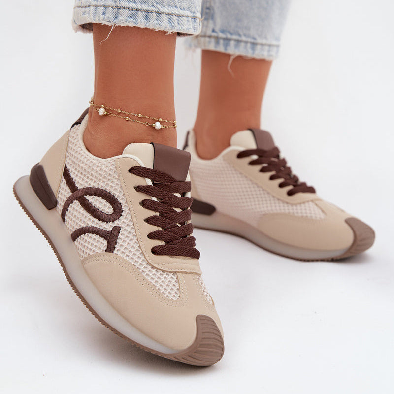 Basket en simili cuir - Brown - taille 39 - vue 16