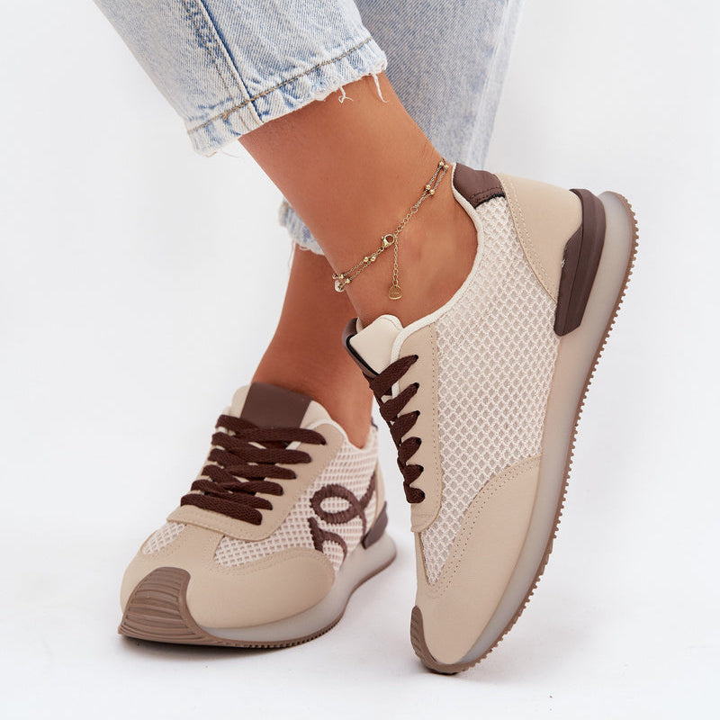 Basket en simili cuir - Brown - taille 40 - vue 17
