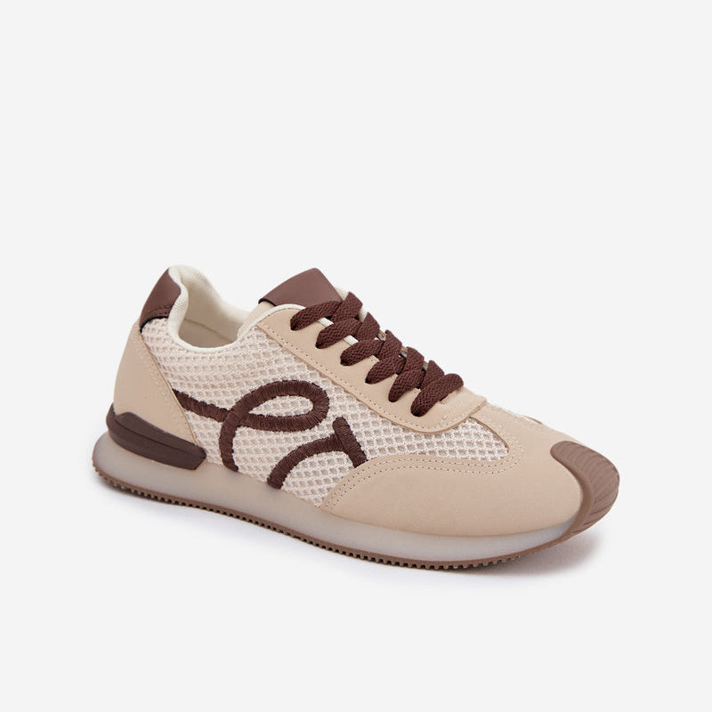 Basket en simili cuir - Brown - taille 41 - vue 18