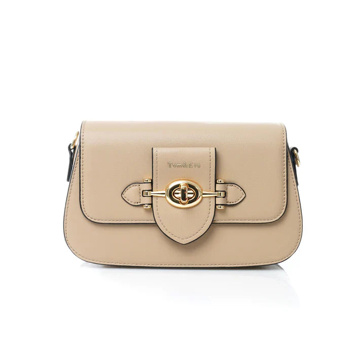 Sac à main en simili cuir - Beige