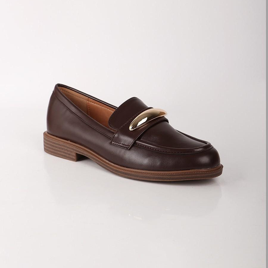 Moccasins Loafers with Gold Hardware - Noir - taille 39 - vue 4