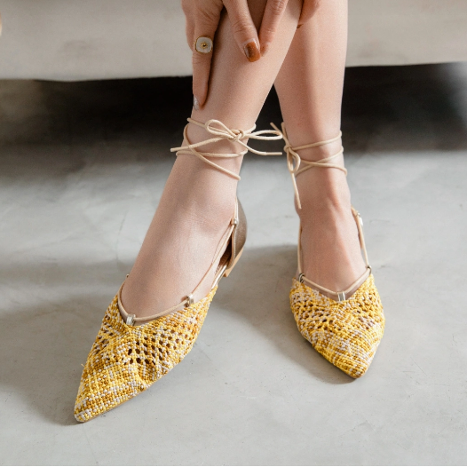 Ballerines à bout pointu au style délicat - Noir - taille 40 - vue 5