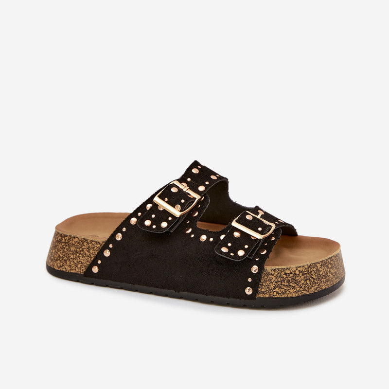 Sandales Tendance à Double Bride - Camel - taille 37 - vue 20