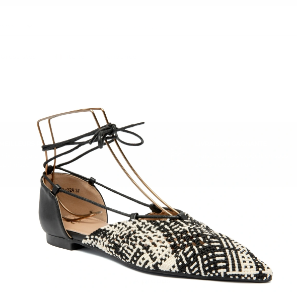 Ballerines à bout pointu au style délicat - Noir - taille 41 - vue 6