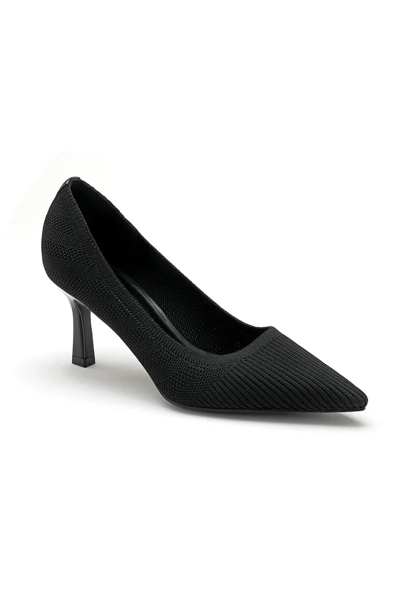 Escarpins à talons en tissu confort tendance - Or - taille 37 - vue 8