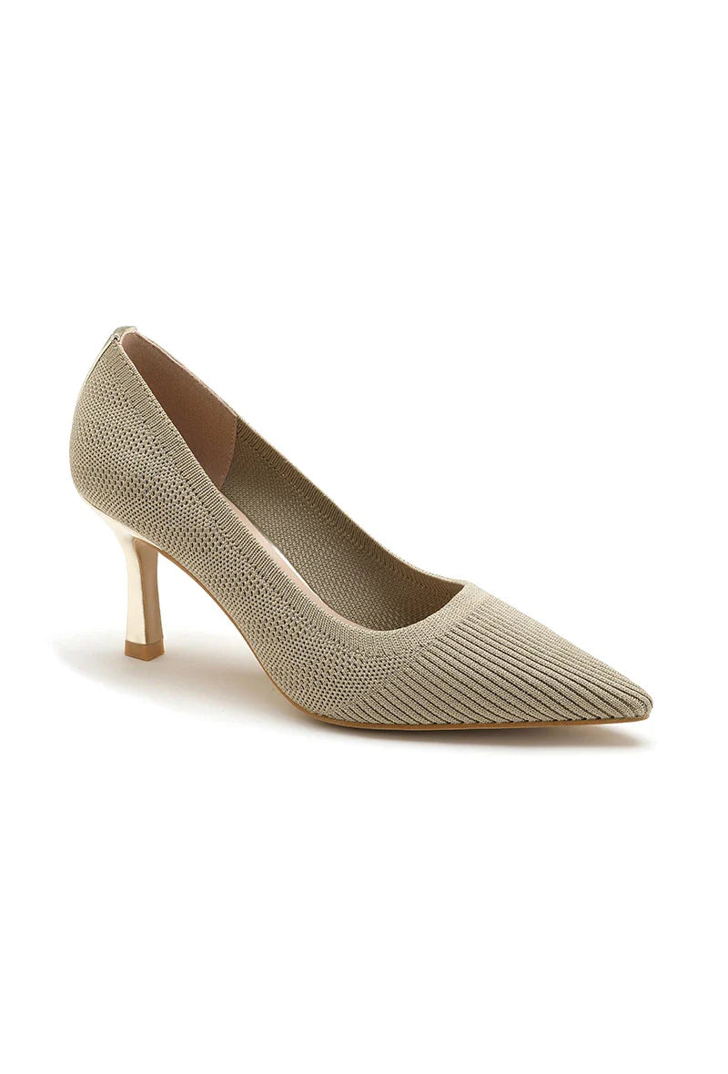 Escarpins à talons en tissu confort tendance - Noir - taille 39 - vue 4
