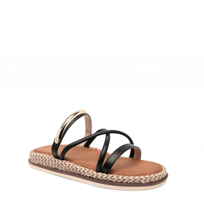 Sandales femme plates à brides fines croisées - Taupe - taille 41 - vue 18
