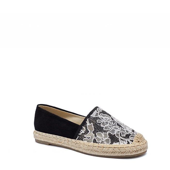 Espadrilles en dentelle - Bleu - taille 37 - vue 14