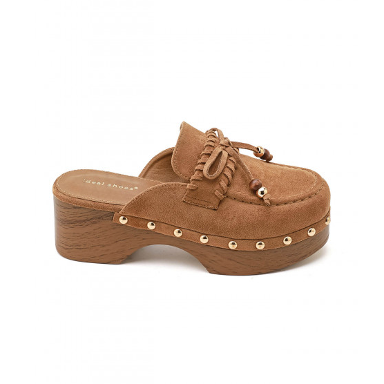Mules Sabots Style Loafer en Daim - Noir - taille 39 - vue 4