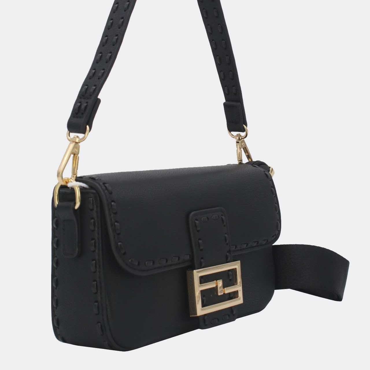 Sac Baguette - Marron - vue 2