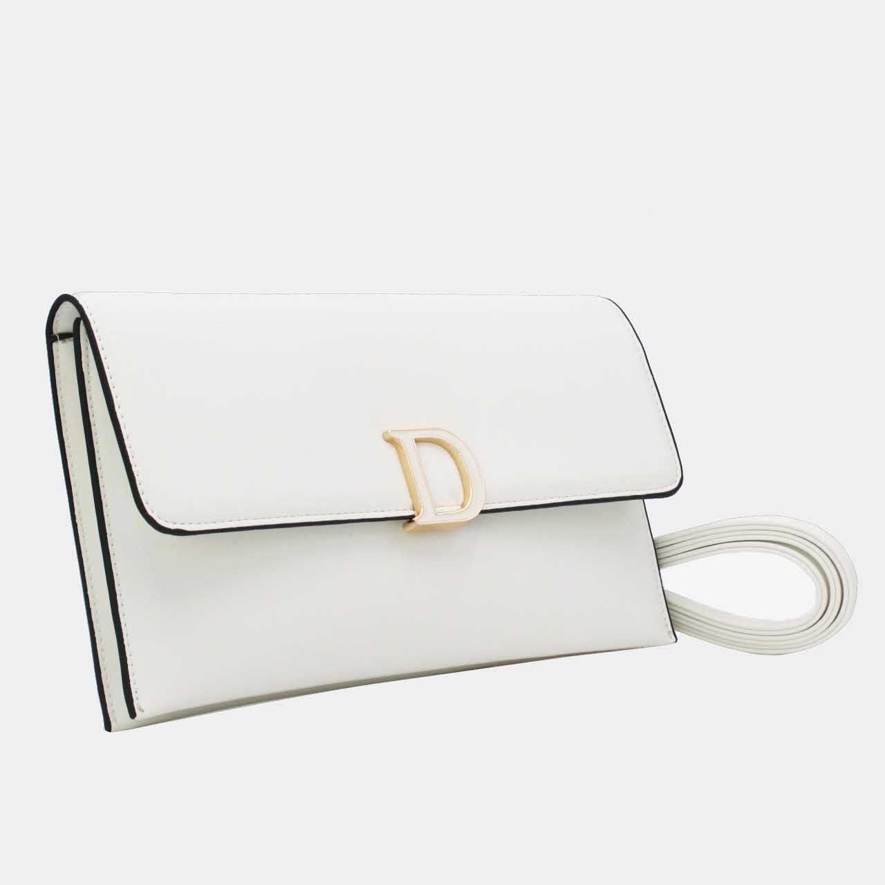 Sac Pochette Élégance - Blanc - taille 41