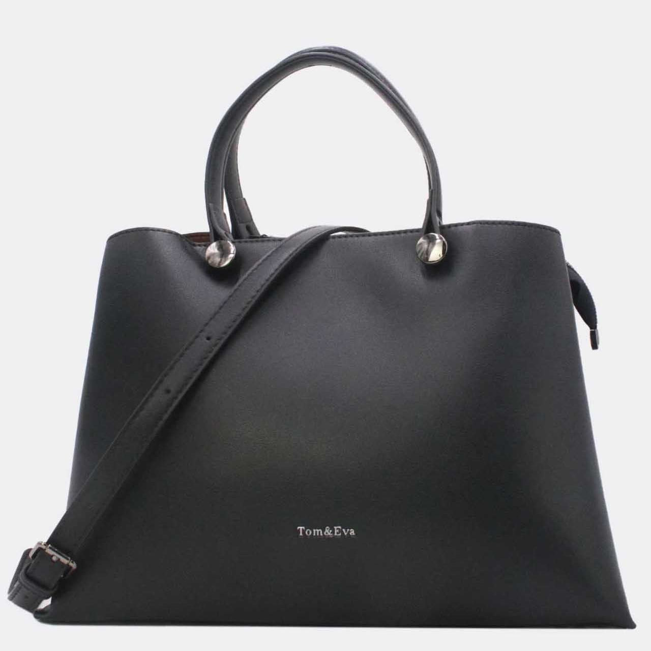 Sac à Main Cabas Élégant - Noir - vue 1