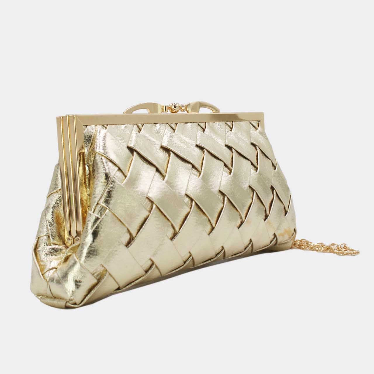 Pochette Texturée de Luxe - Or - taille 41 - vue 1
