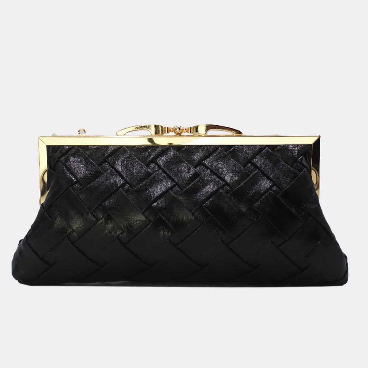 Pochette Texturée de Luxe - Noir - taille 41 - vue 2