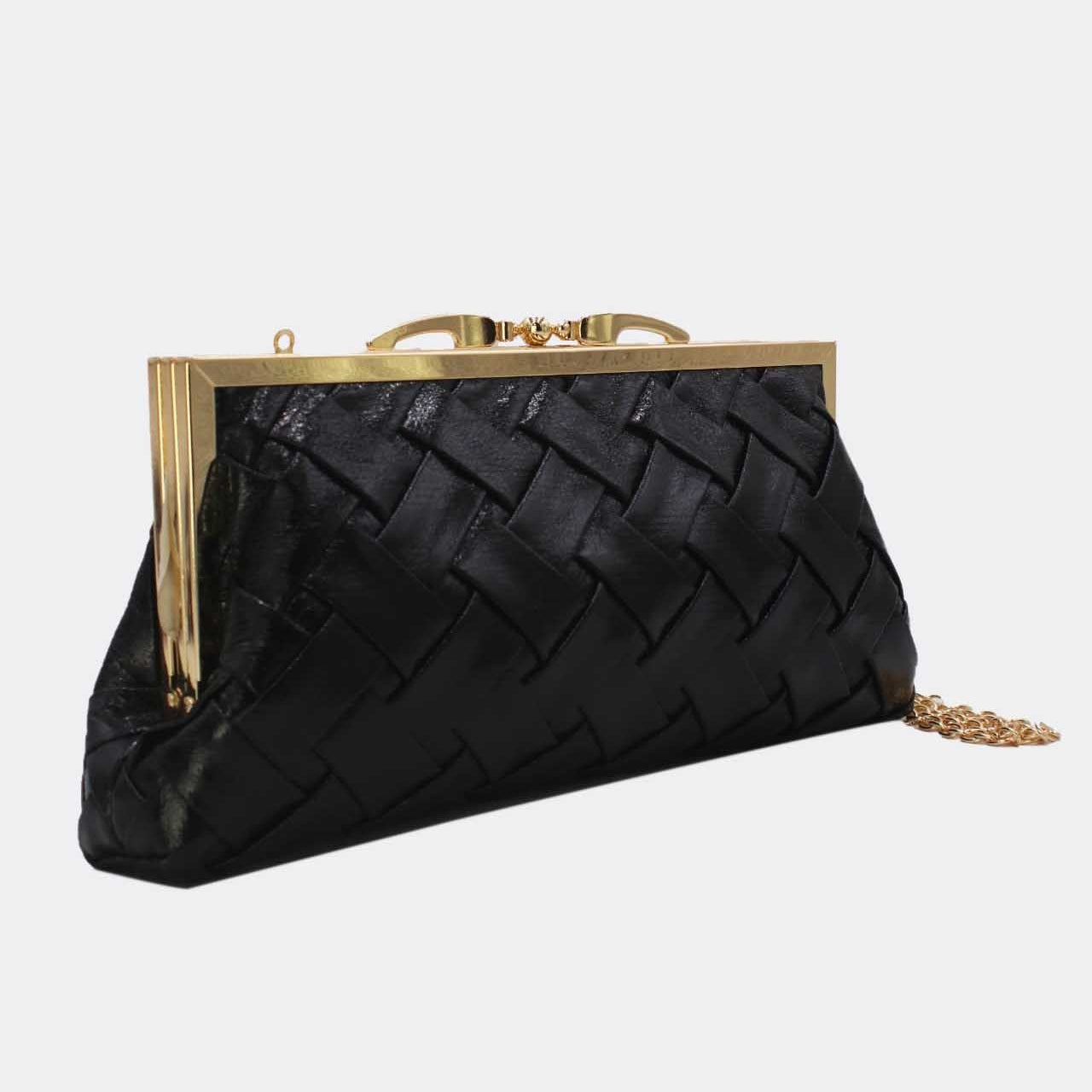Pochette Texturée de Luxe - Noir - taille 41