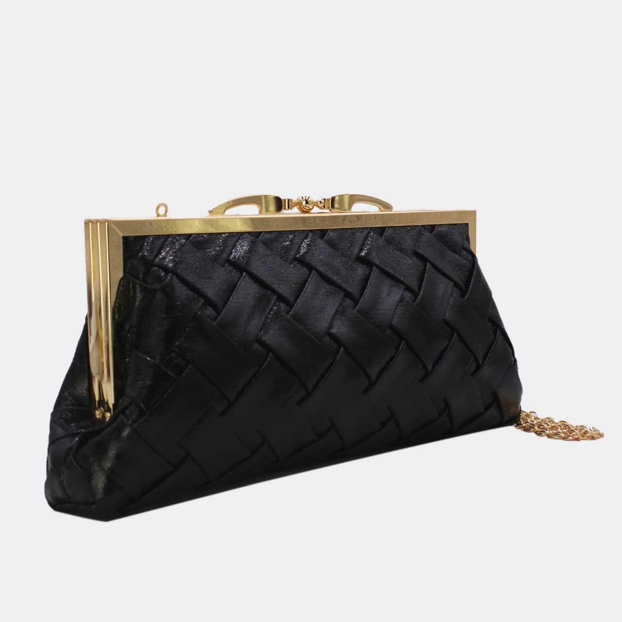 Pochette Texturée de Luxe - Noir - taille 41