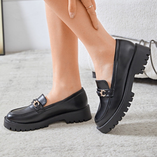 Mocassins avec détail doré - Beige - taille 39 - vue 10