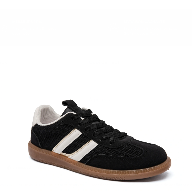 Baskets avec une semelle en gomme - Noir - taille 40 - vue 5