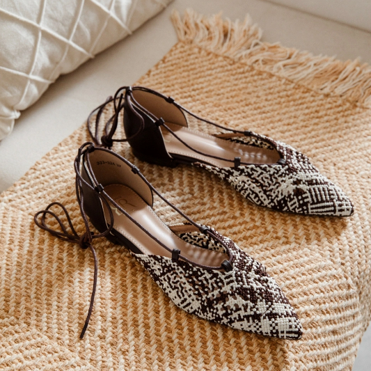 Ballerines à bout pointu au style délicat - Beige - taille 41 - vue 12
