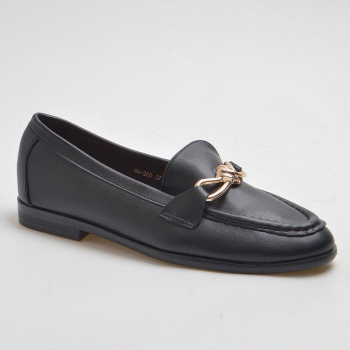 Mocassins Élégants à Mors Doré - Beige - taille 40 - vue 11