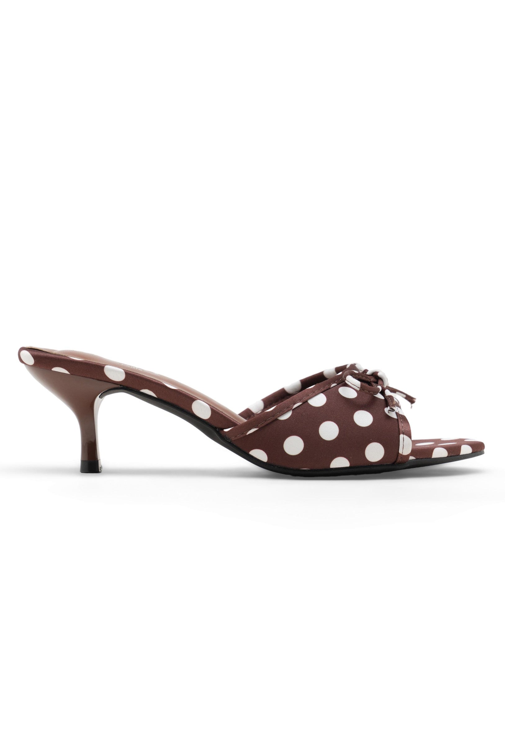 Sandales talons avec petit nœud - Blanc - taille 37 - vue 8