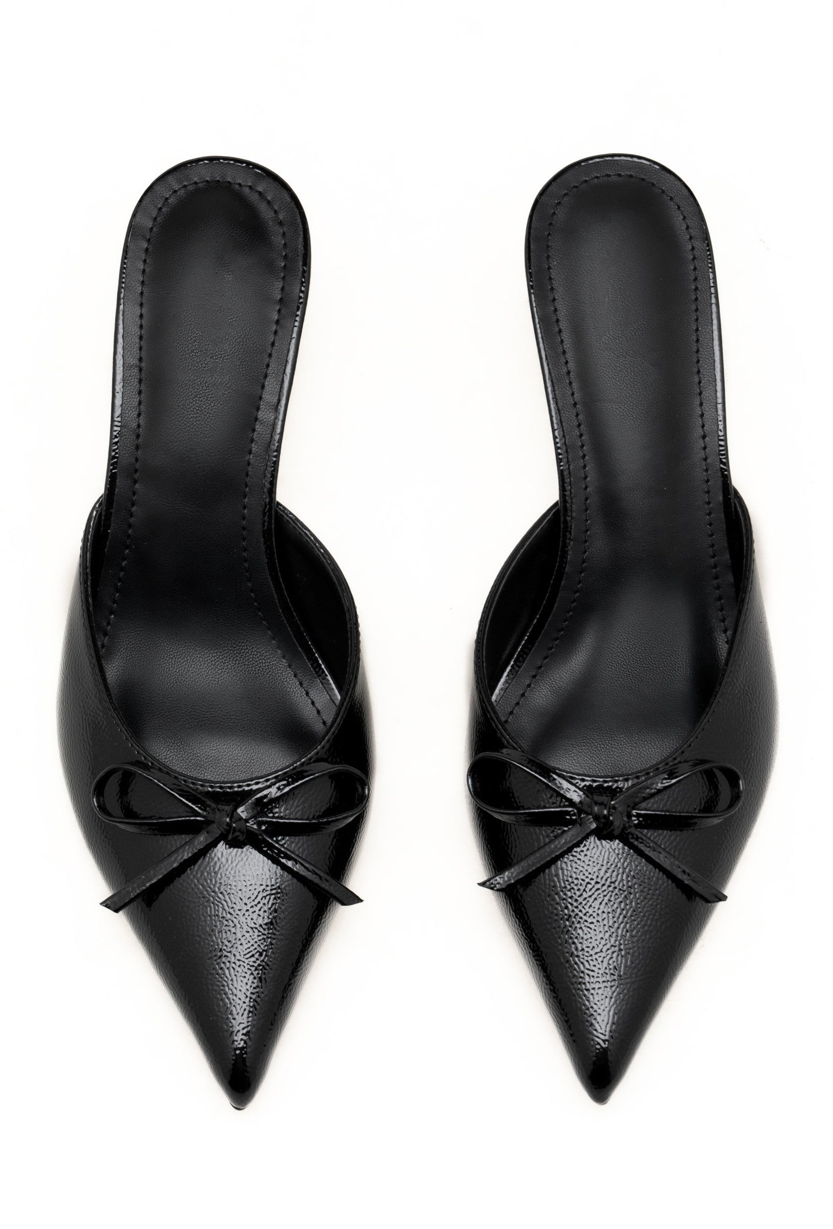 Babouch Pointues à Petit Talon et Nœud - Nude - taille 39 - vue 10