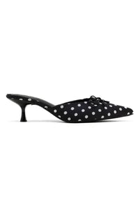 Babouch Pointues à Petit Talon et Nœud - Nude - taille 37 - vue 8