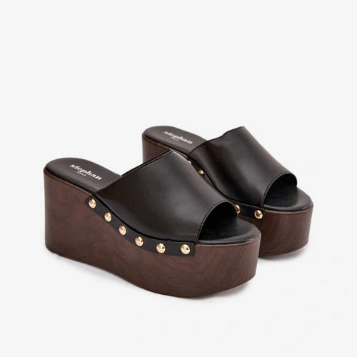 Mules à Plateforme - Marron - taille 41 - vue 12