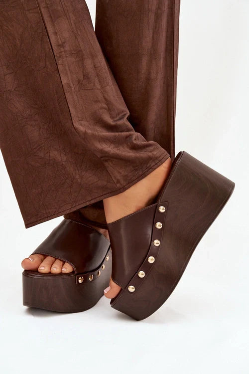 Mules à Plateforme - Noir - taille 39 - vue 4