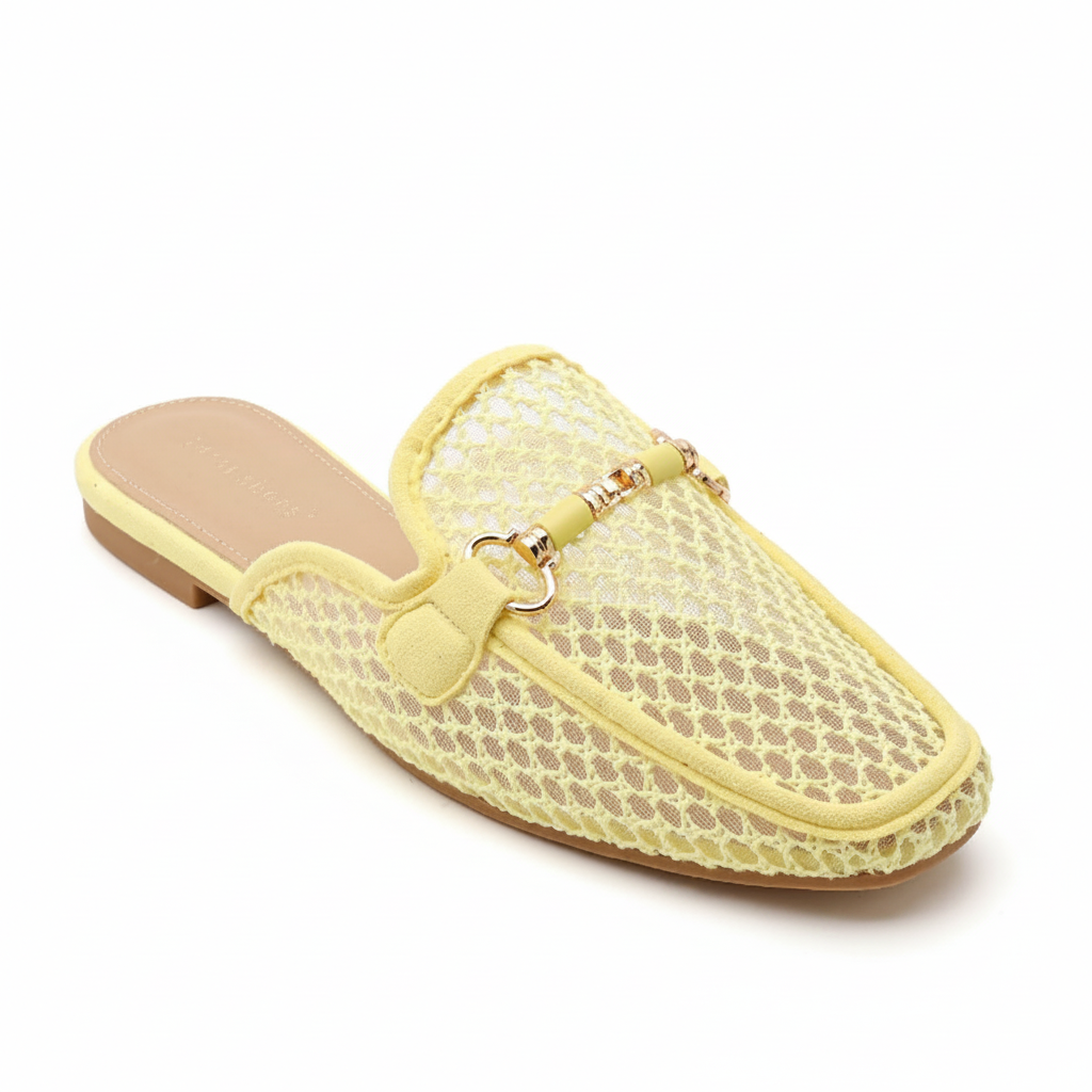 Babouche en maille - Beige - taille 38 - vue 9