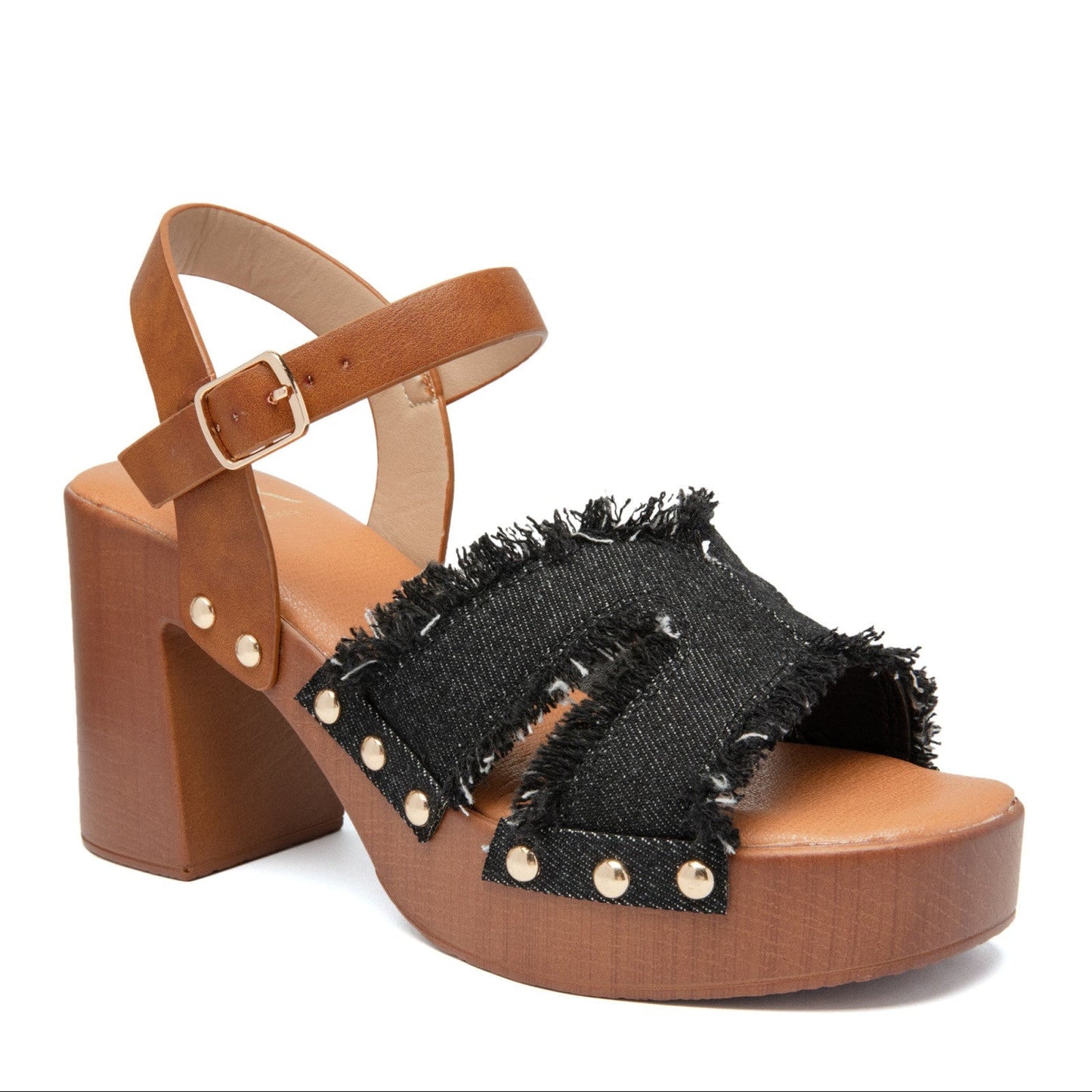 Sandales à talon large et stable - Jeans - taille 39 - vue 10
