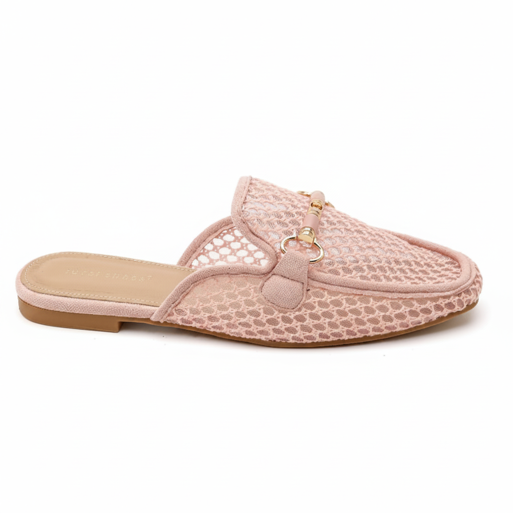 Babouche en maille - Beige - taille 39 - vue 10