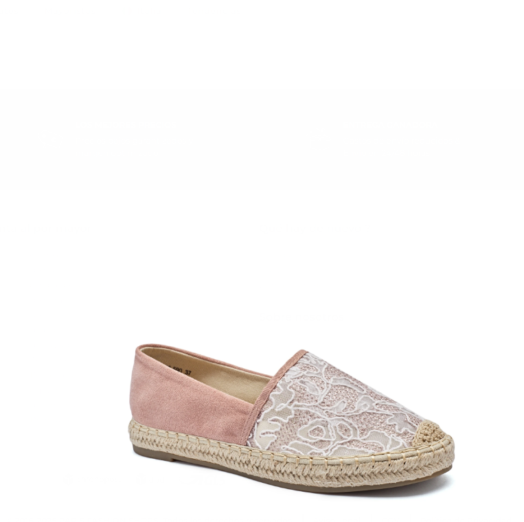 Espadrilles en dentelle - Bleu - taille 41 - vue 18