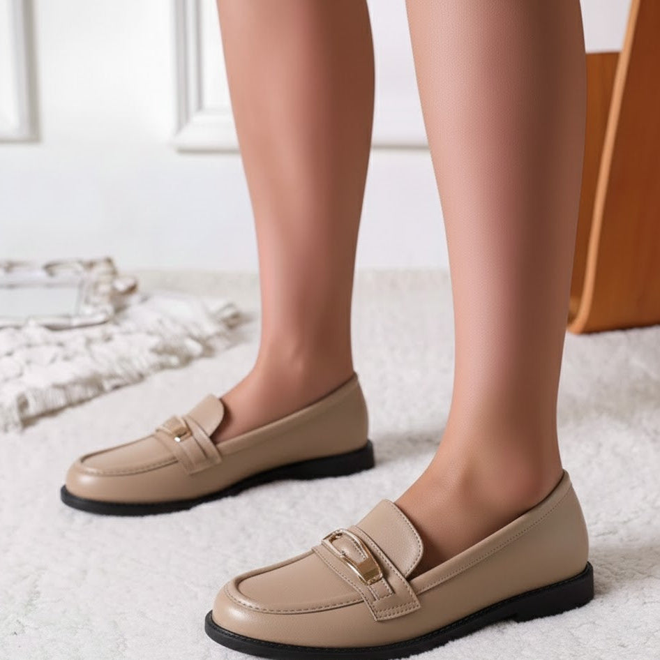 Mocassins avec boucle décorative - Noir - taille 41 - vue 6
