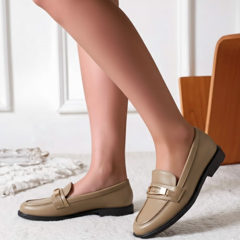 Mocassins avec boucle décorative - Noir - taille 36 - vue 1