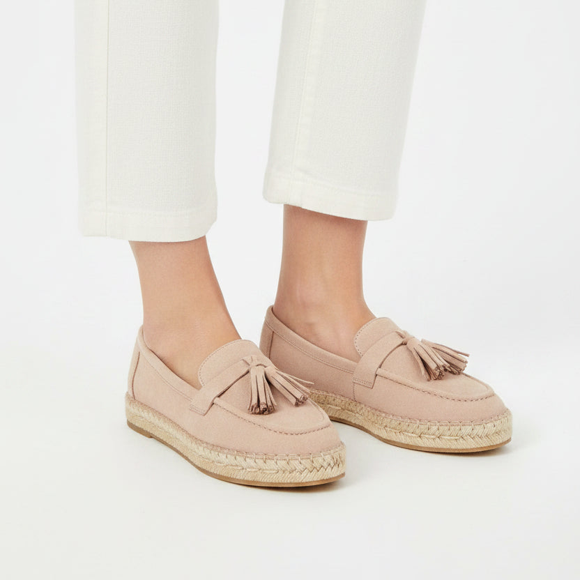 Mocassins Espadrilles à Glands - Noir - taille 36 - vue 1