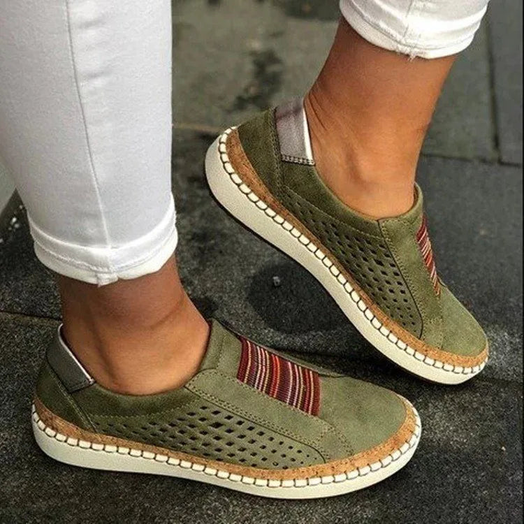 Chaussures-Confortable-à-lacets-élastiques-Overdope-