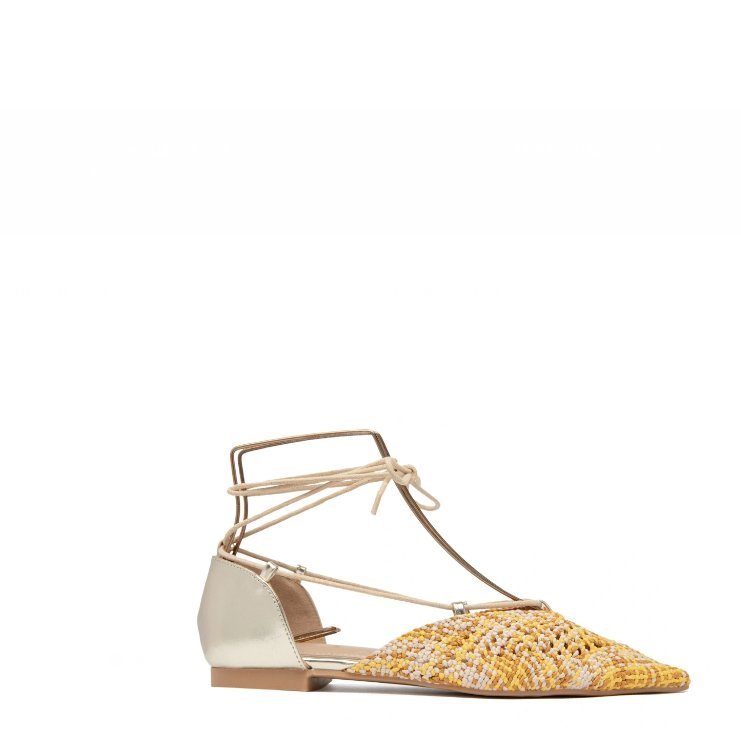 Ballerines à bout pointu au style délicat - Marron - taille 41 - vue 18