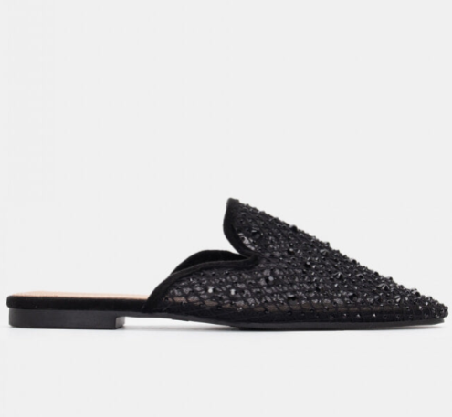 Babouche Pointues "Éclat de Nuit" - Noir - taille 41 - vue 6