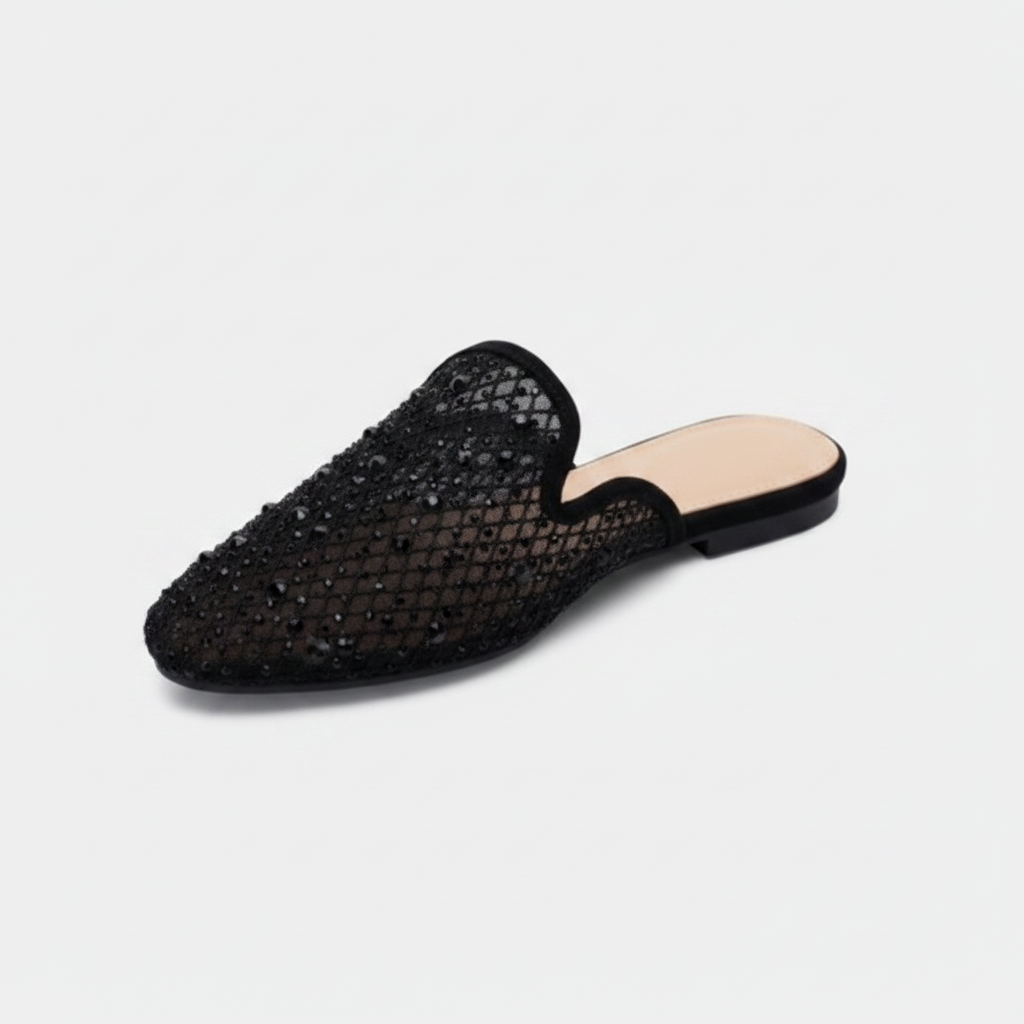 Babouche Pointues "Éclat de Nuit" - Noir - taille 38 - vue 3